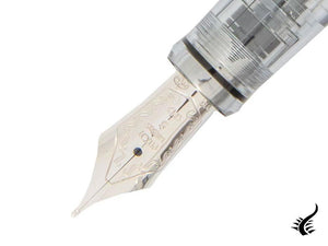 Pilot Custom Heritage 92 Fountain Pen, Resin, Chrome, Transparent
