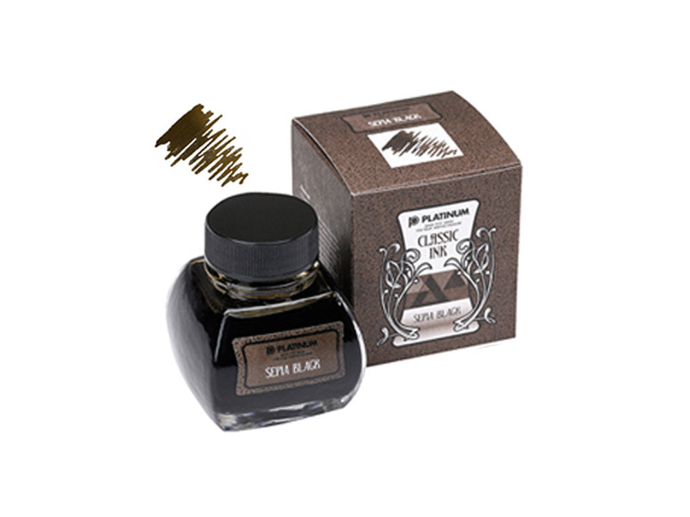 Platinum Ink Bottle, 60ml, Sepia Black, INKK-2000-66