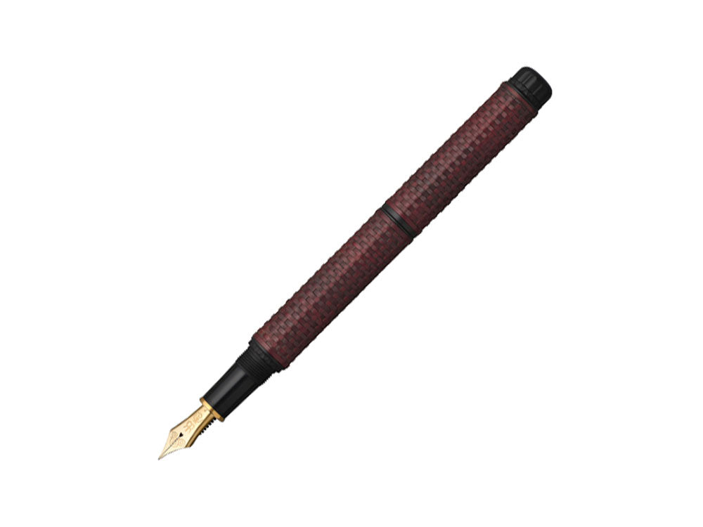 Platinum Izumo Bamboo Benikabairo Fountain Pen, Burgundy, PBA-120000G-15