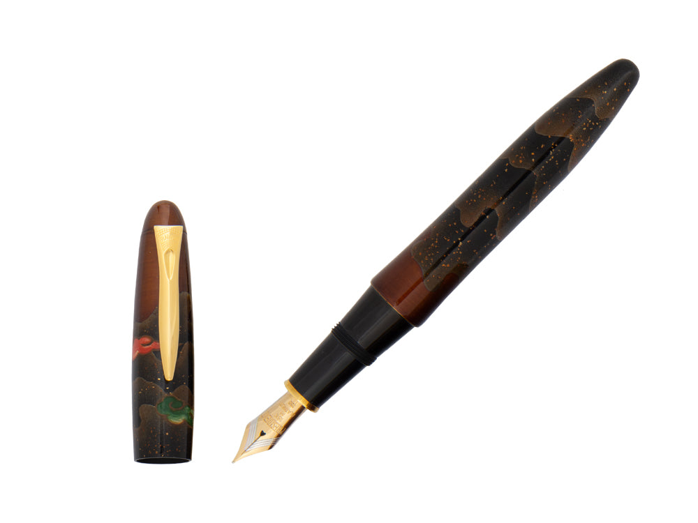 Platinum Izumo Fountain Pen Yakumo Byakudan, Maki-e