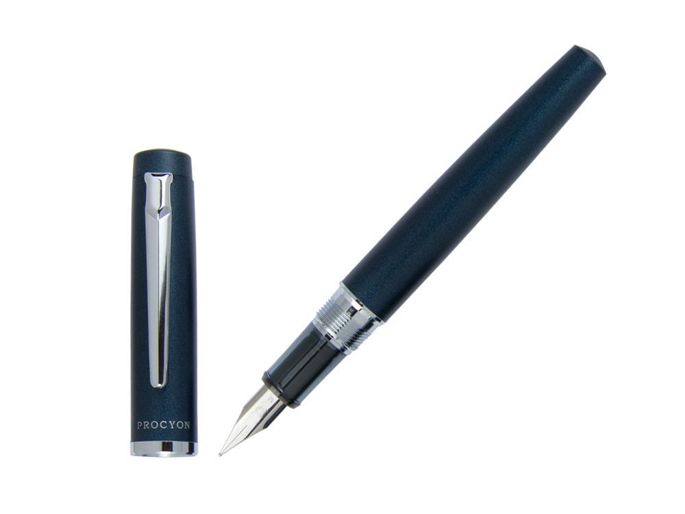 Platinum Procyon Deep Sea Fountain Pen, Aluminium, Blue, PNS-5000-50