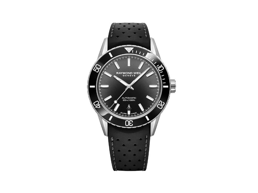 Raymond Weil Freelancer Diver Automatic Watch, 42,5mm, Black, 2775-SR1-20051