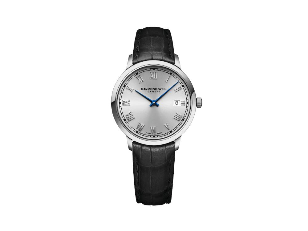 Raymond Weil Toccata Men's Classic Quartz Watch, Grey, 39 mm, 5485-STC-00658