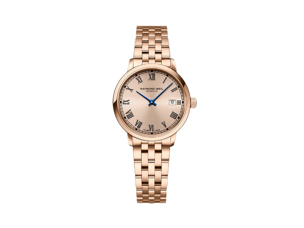 Raymond Weil Toccata Ladies Rose Gold PVD Quartz Watch, 29 mm, 5985-P5-00859
