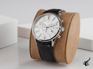 Roamer Superior Chrono Quartz Watch, Grey, 44 mm, Leather strap, 508837 41 15 05