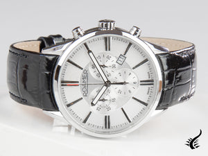 Roamer Superior Chrono Quartz Watch, Grey, 44 mm, Leather strap, 508837 41 15 05
