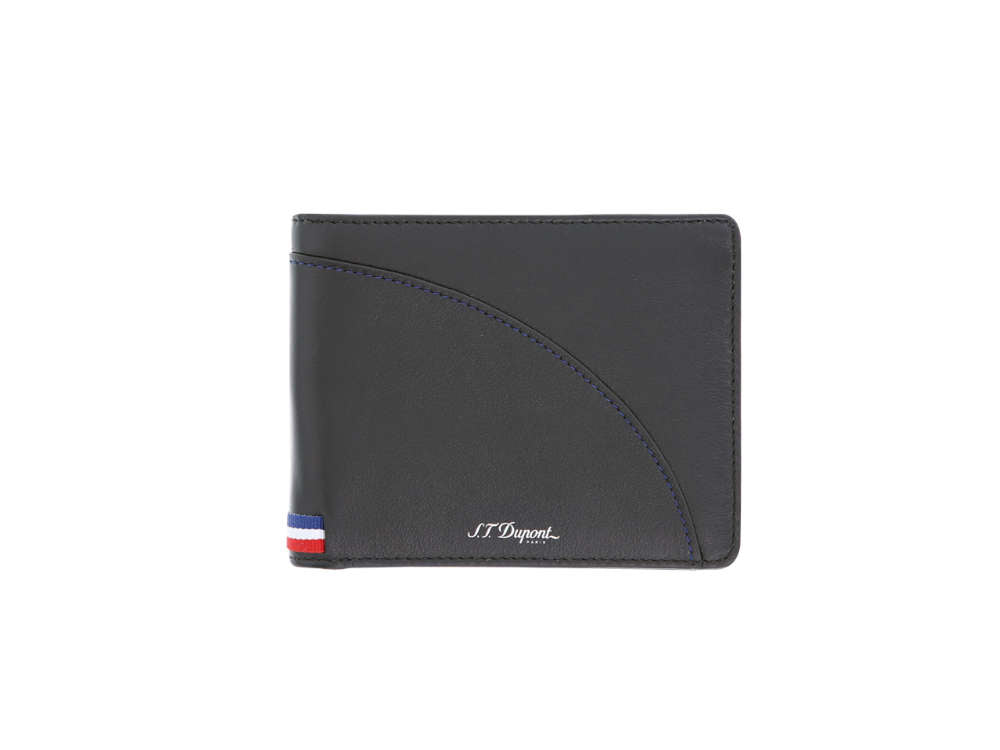 S.T. Dupont Défi Millennium Wallet, Leather, Black, 6 Cards, 172003