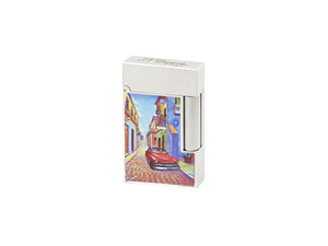S.T. Dupont Ligne 2 Havana Lighter, Platinum, C16389