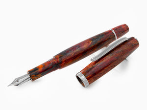 Scribo La Dotta Turrita Fountain Pen,18K, Limited Edition, DOTFP09RT1803