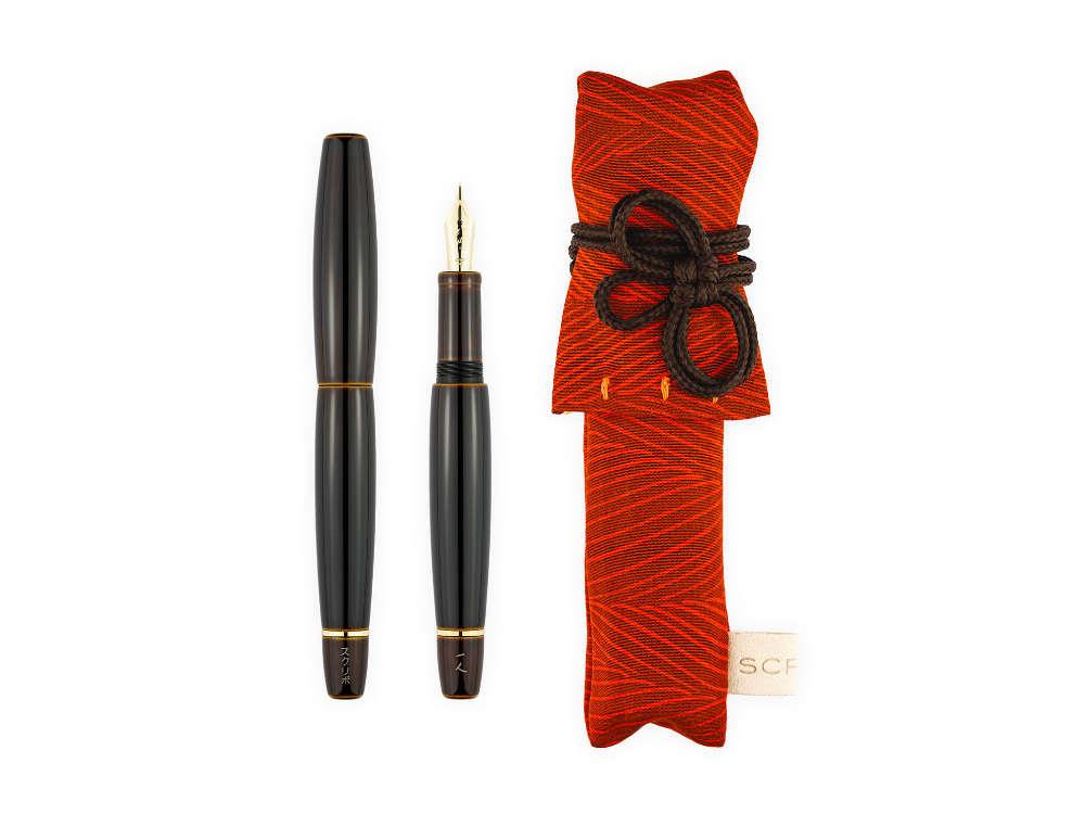 Scribo La Dotta Yamanaka Onsen Fountain Pen, 14K Gold, DOTFP21YG1403