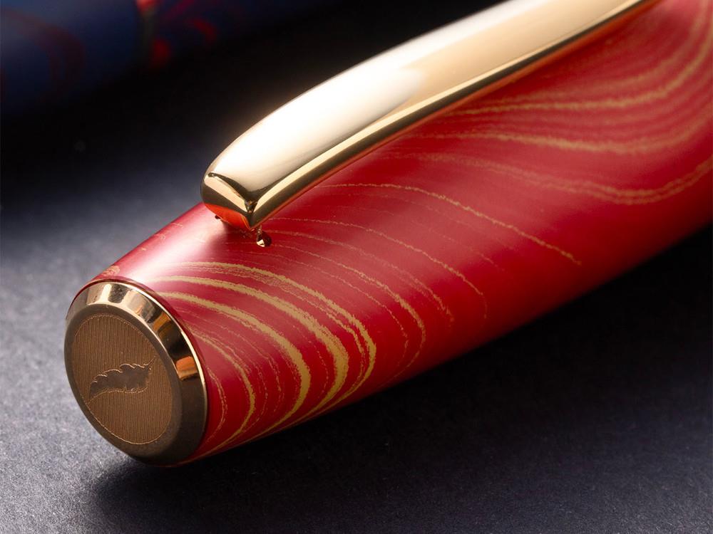 Scribo La Dotta Liber Fountain Pen, Ebonite, 14k Gold, DOTFP24YG1403