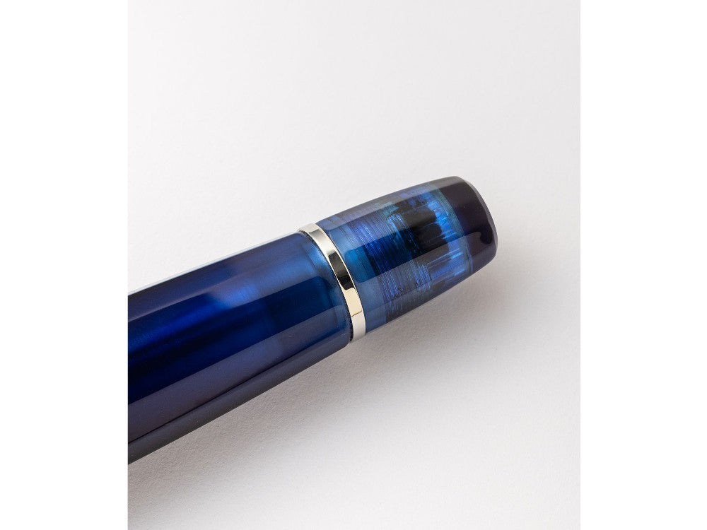Scribo Feel Blu Sospeso Fountain Pen 18K, Limited Edition, FEEFP46PL1803
