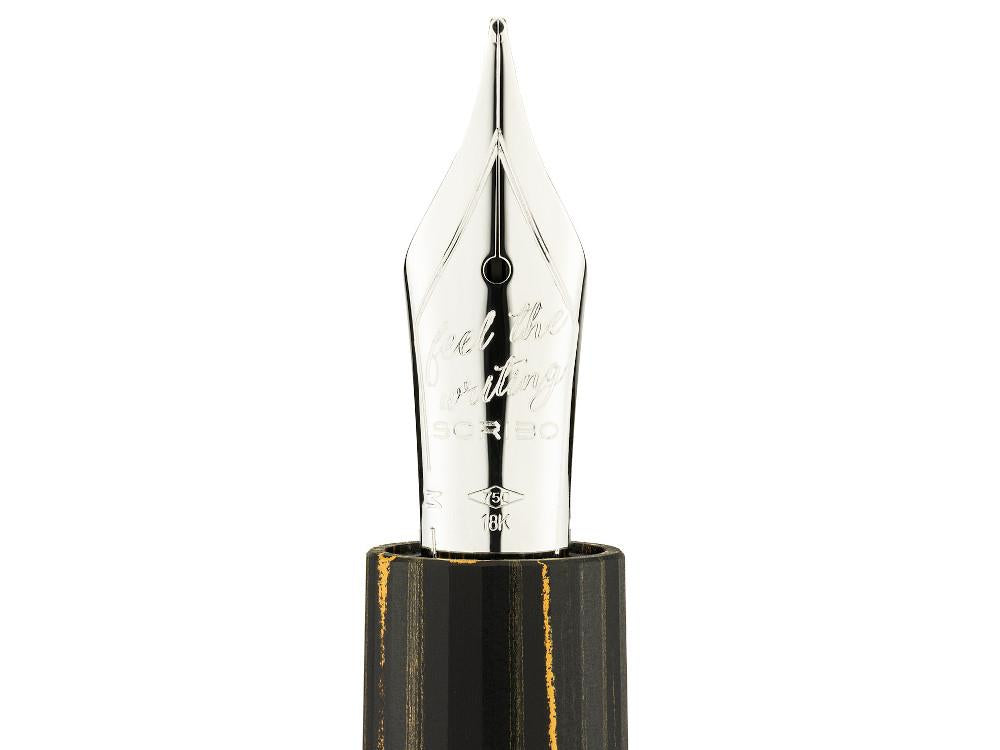 Scribo Flow Memoria Fountain Pen 14K, Limited Edition, FLOFP05PL1403