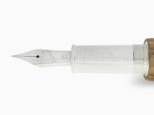 Scribo La Tradizionale Fountain Pen, 18K, Limited Edition, LATFP03RH1803