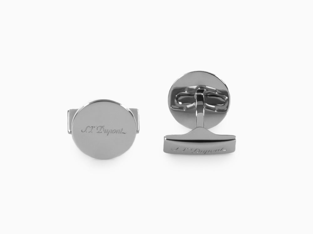 S.T. Dupont D Cufflinks, Silver, 005834