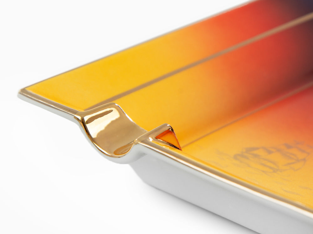 S.T. Dupont Montecristo L'Aurore Ashtrays, Porcelain, Purple, 006434