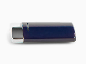 S.T. Dupont Minijet Lighter, Chrome, Lacquer, Blue, 010801