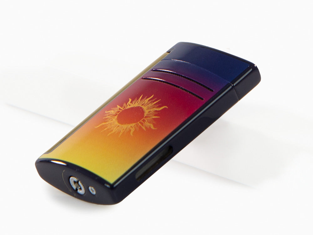 S.T. Dupont Maxijet Montecristo L'Aurore Lighter, Lacquer, Purple, 020034