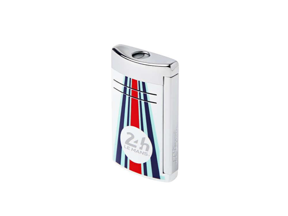 S.T. Dupont 24H Du Mans Maxijet Lighter, Palladium, White, 020088