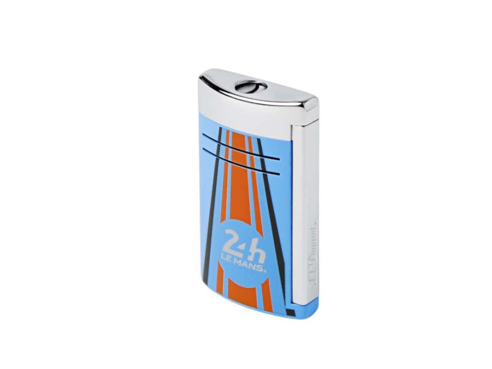 S.T. Dupont 24H Du Mans Maxijet Lighter, Palladium, Blue, 020089