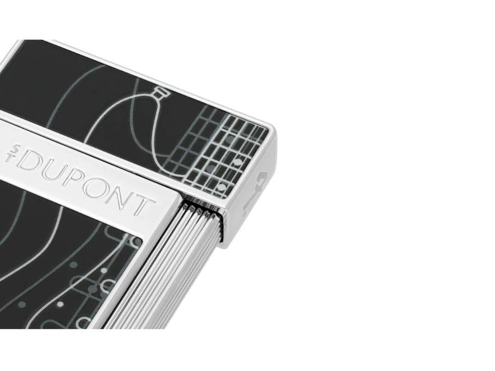 S.T. Dupont Slimmy Behike Lighter, Brass, Black, Limited Edition, 028025