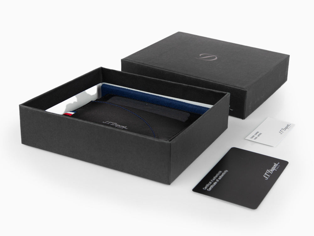 S.T. Dupont Défi Millennium Credit card holder, Leather, Black, 6 Cards, 172004
