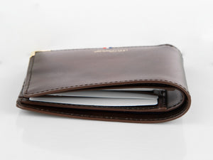 S.T. Dupont Atelier Cloudy Wallet, Brown, Leather, 6 Cards, 190453