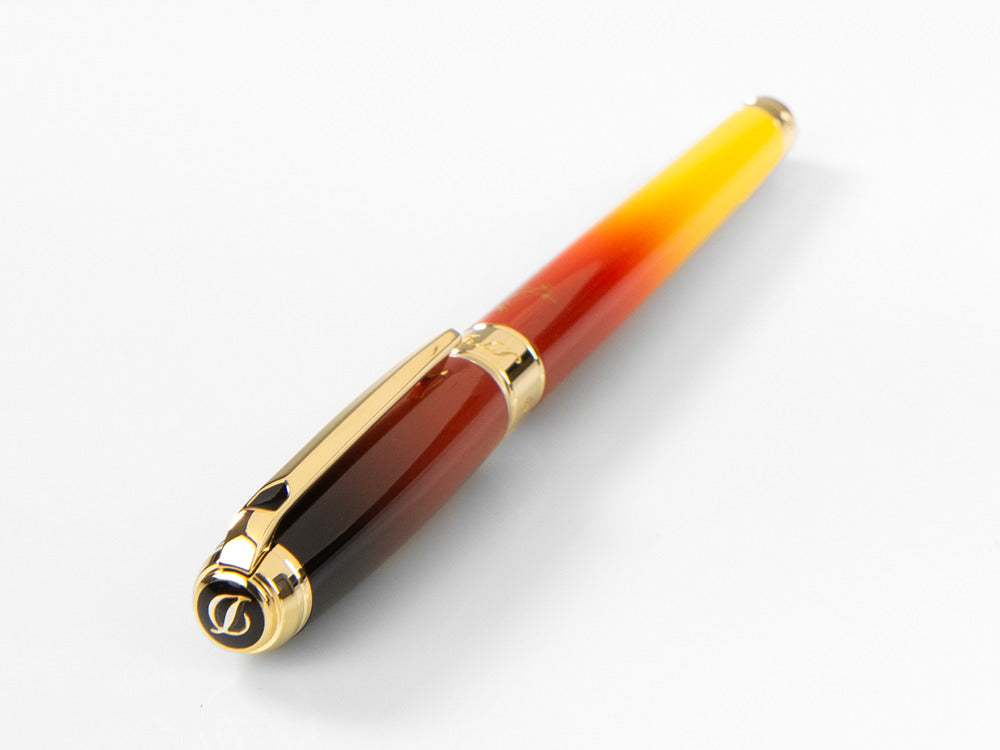 S.T. Dupont Line D Montecristo, Le Crépuscule Fountain Pen, Gold,410136L