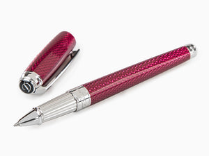 S.T. Dupont Line D Rollerball pen, Lacquer, Pink, Palladium trim, 412112L