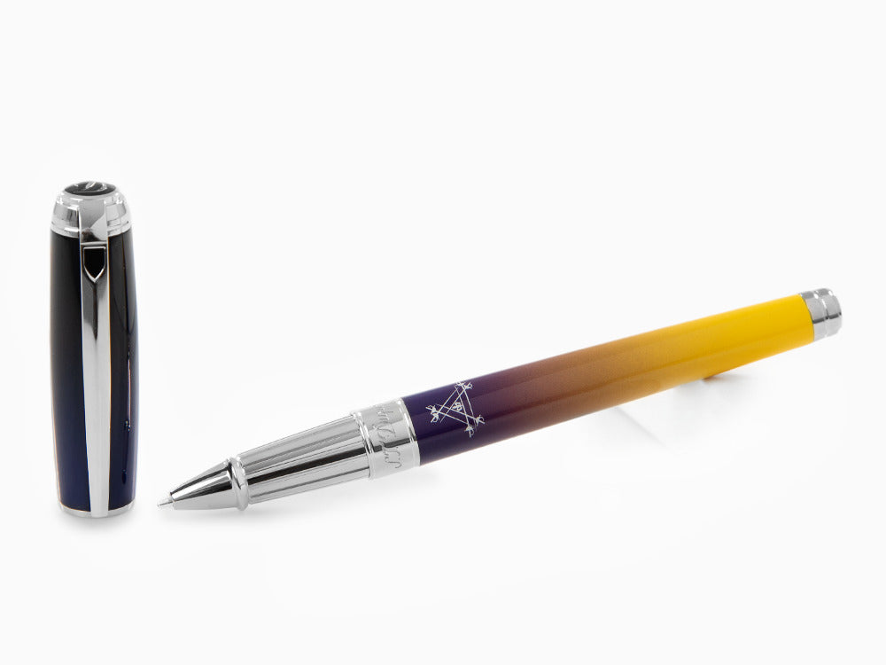 S.T. Dupont Line D Montecristo La Nuit Rollerball pen, Palladium trim, 412135L
