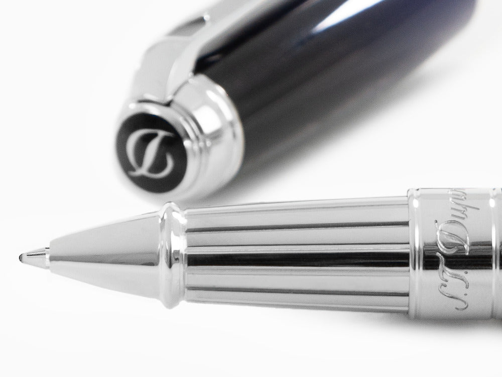 S.T. Dupont Line D Montecristo La Nuit Rollerball pen, Palladium trim, 412135L