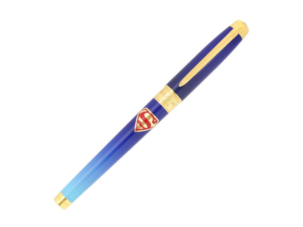 S.T. Dupont DC Comics Superman Rollerball pen, Blue, Limited Edition, 422027L