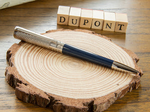 S.T. Dupont Liberté Fire Head Ballpoint pen, Lacquer, Palladium, Blue, 465017