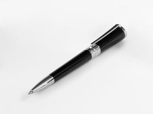 S.T. Dupont Liberté Ballpoint pen, Black Lacquer, Palladium trim, 465674