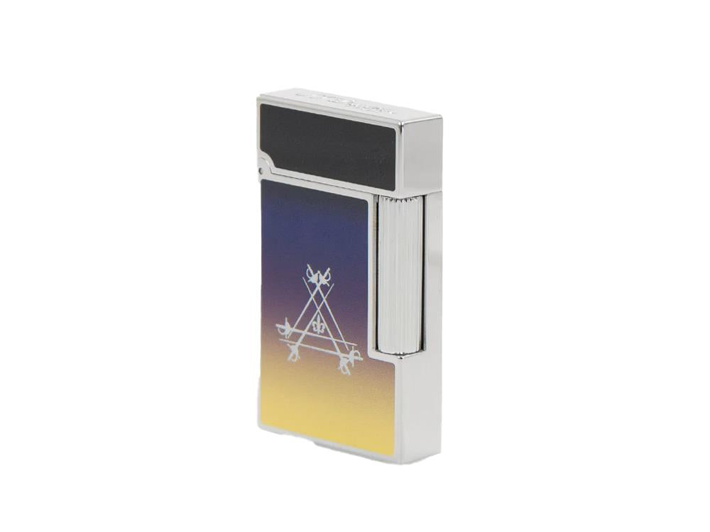 S.T. Dupont Ligne 2 Montecristo La Nuit Lighter, Palladium trim, C16035