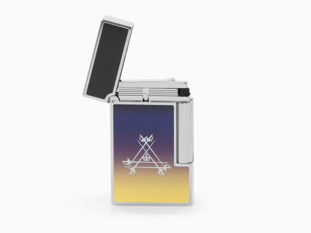 S.T. Dupont Ligne 2 Montecristo La Nuit Lighter, Palladium trim, C16035