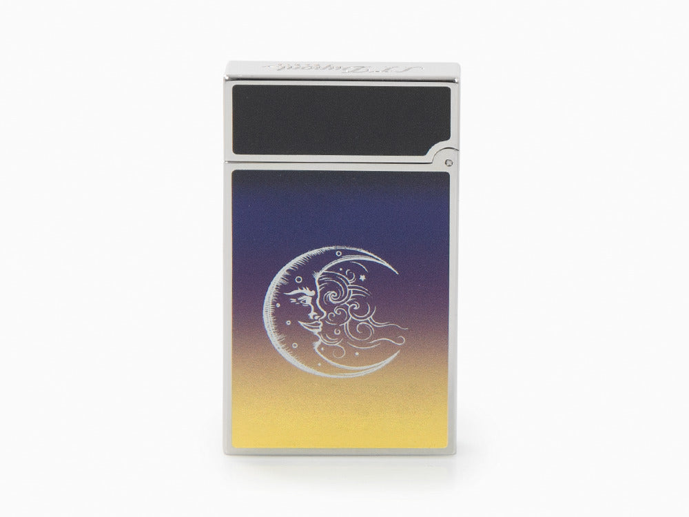 S.T. Dupont Ligne 2 Montecristo La Nuit Lighter, Palladium trim, C16035
