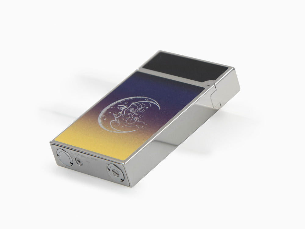 S.T. Dupont Ligne 2 Montecristo La Nuit Lighter, Palladium trim, C16035