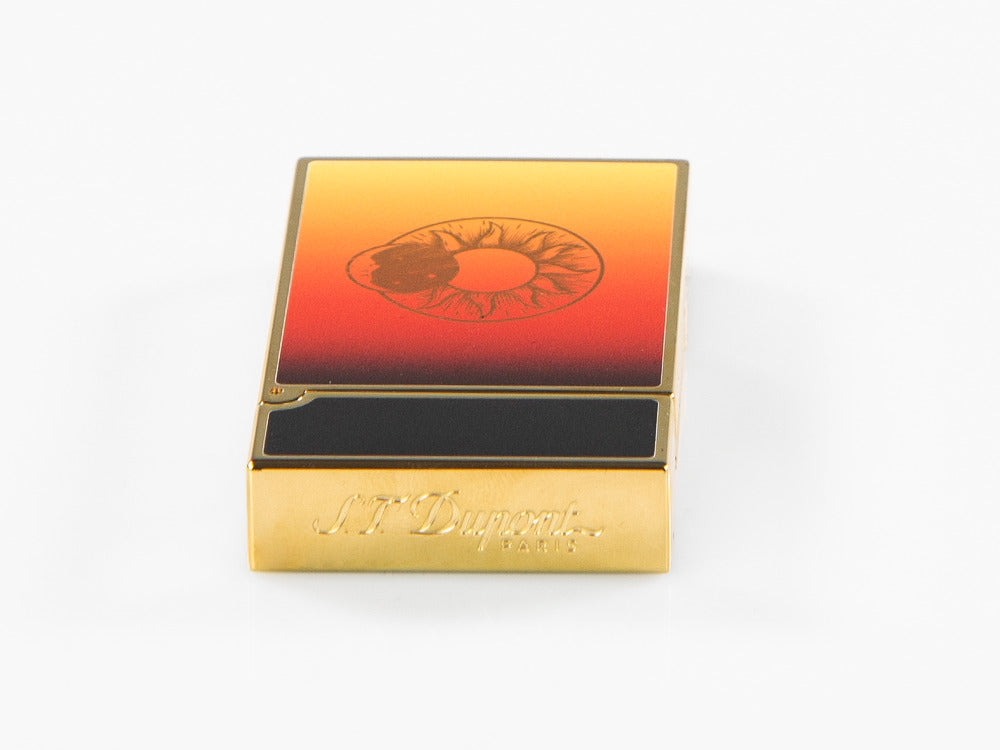 S.T. Dupont Ligne 2 Cling Montecristo, Le Crépuscule Lighter, Orange, C16036