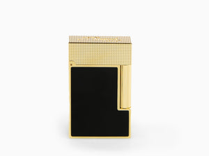 S.T. Dupont Ligne 2 Cling Lighter, Lacquer, Gold, Black, C16601