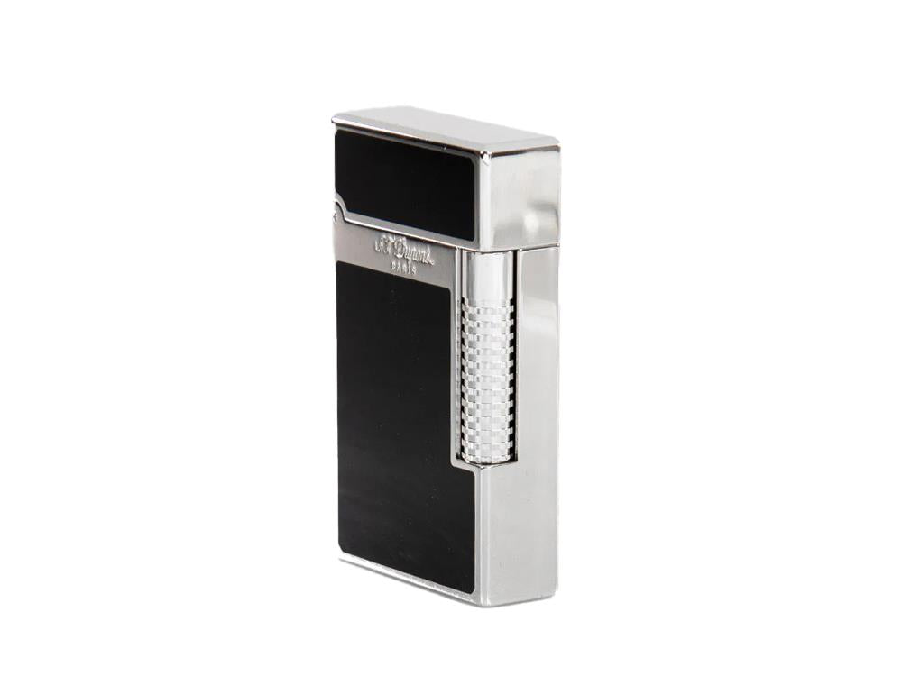 S.T. Dupont Ligne 2 Lighter New Le Grand, Palladium trim, Black, C23010