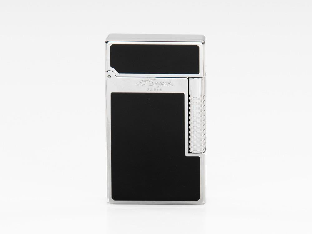 S.T. Dupont Ligne 2 Lighter New Le Grand, Palladium trim, Black, C23010