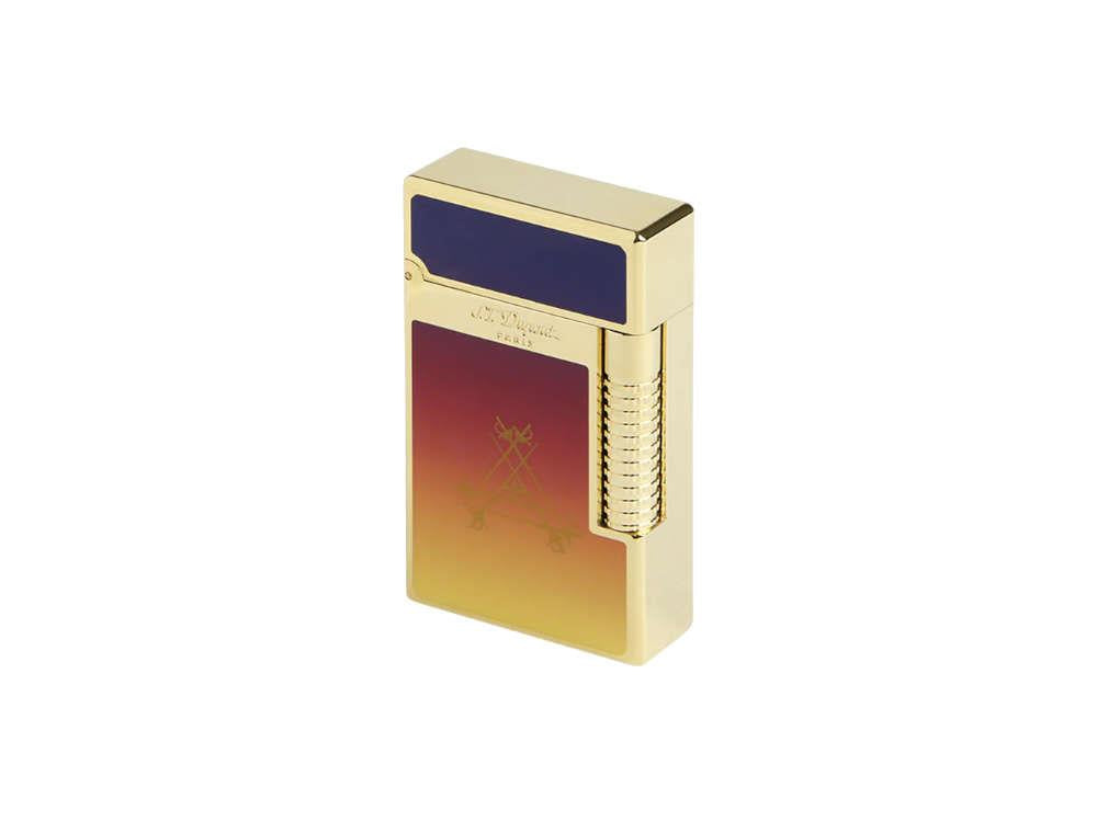 S.T. Dupont Ligne 2 Grand Montecristo L'Aurore Lighter, Gold plated, C23034