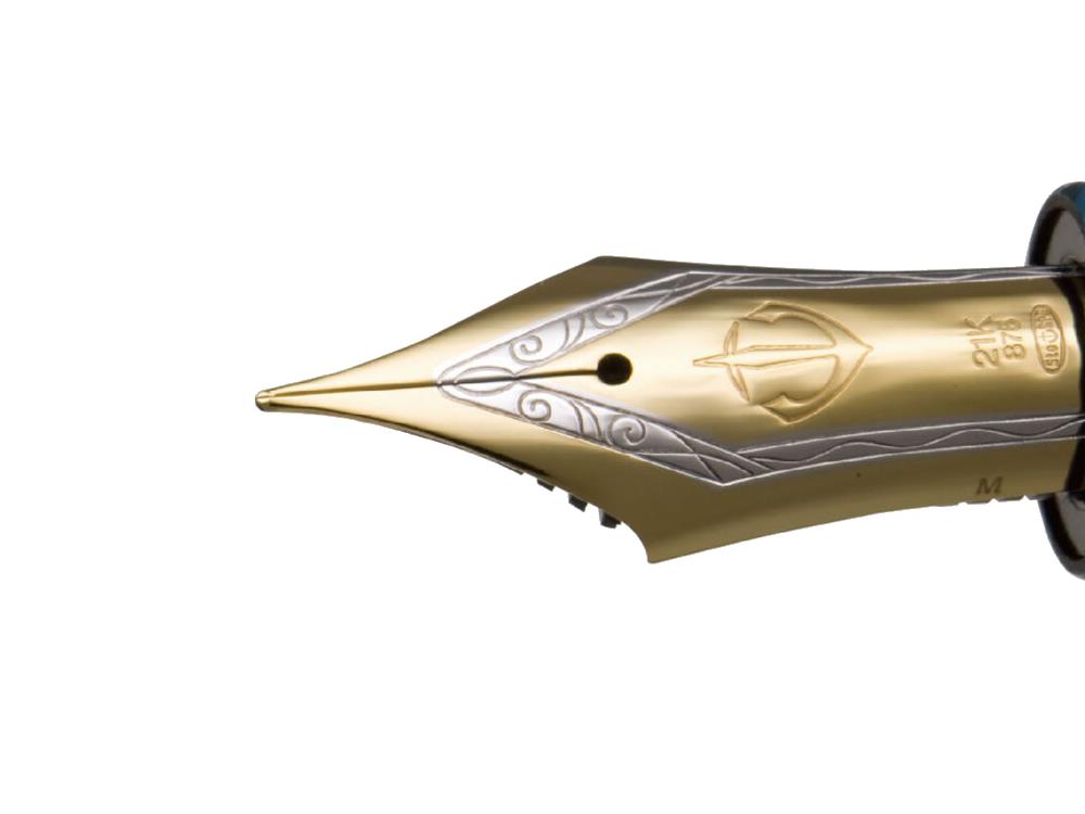 Sailor KOP Iro Miyabi II BUN-JIN-CHA Fountain Pen, Ebonite, 10-1600-488