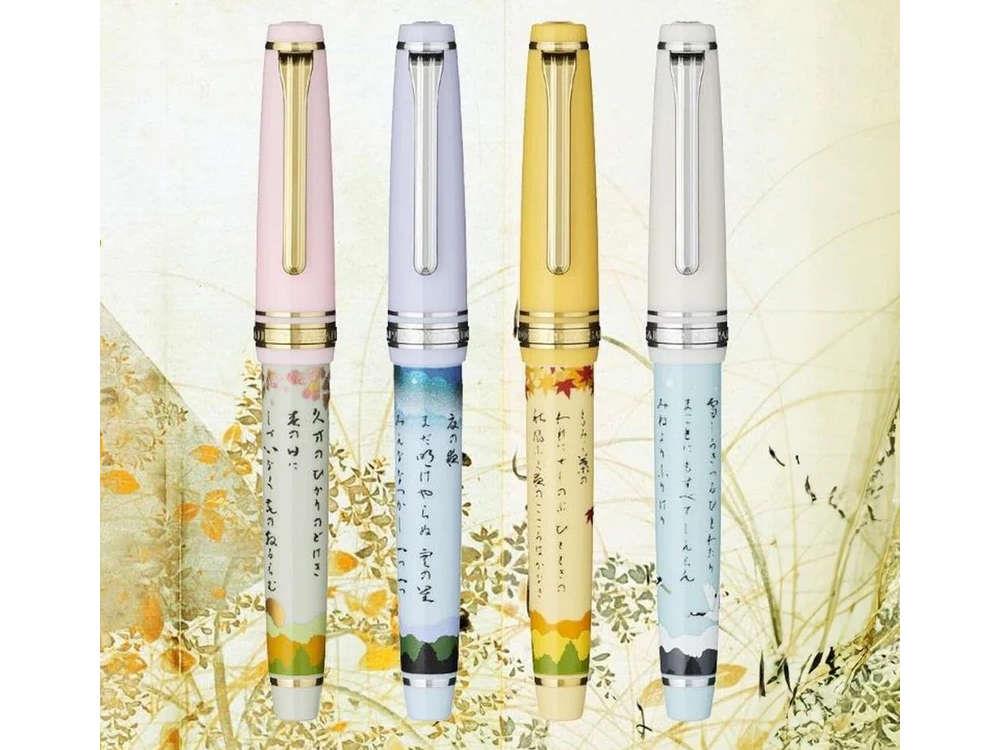 Sailor PG Seasonal Waka Poetry Winter Fountain Pen 11-8988-441
