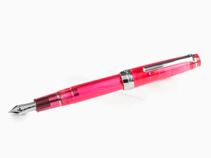 Sailor ProfessionalGear Slim Demonstrator Fountain Pen, Pink, Chrome