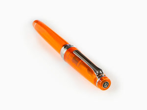 Sailor Professional Gear Slim Demonstrator Fountain Pen, Orange, Chrome
