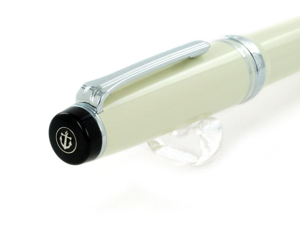 Sailor Professional Gear  Color Fountain Pen, Ivory, Chrome, 11-9280-417