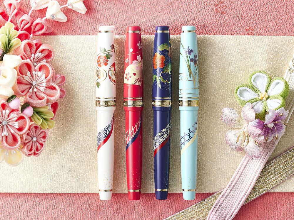 Sailor Professional Gear Slim Kimono Hapiness Fountain Pen, 11-9843-417