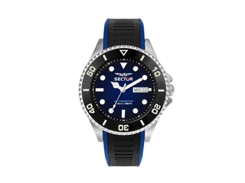 Sector No Limits 230 Automatic Watch, Blue, 43 mm, R322116003